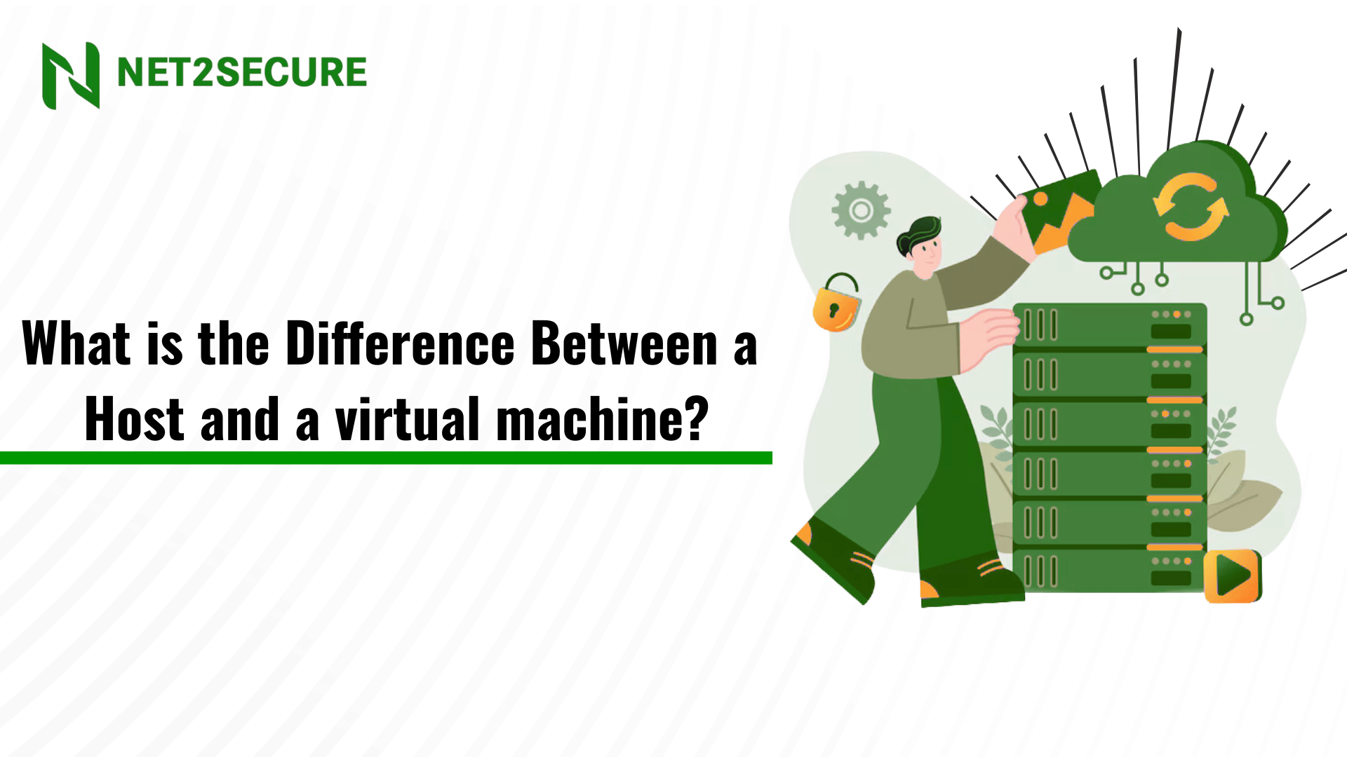 host and a virtual machine