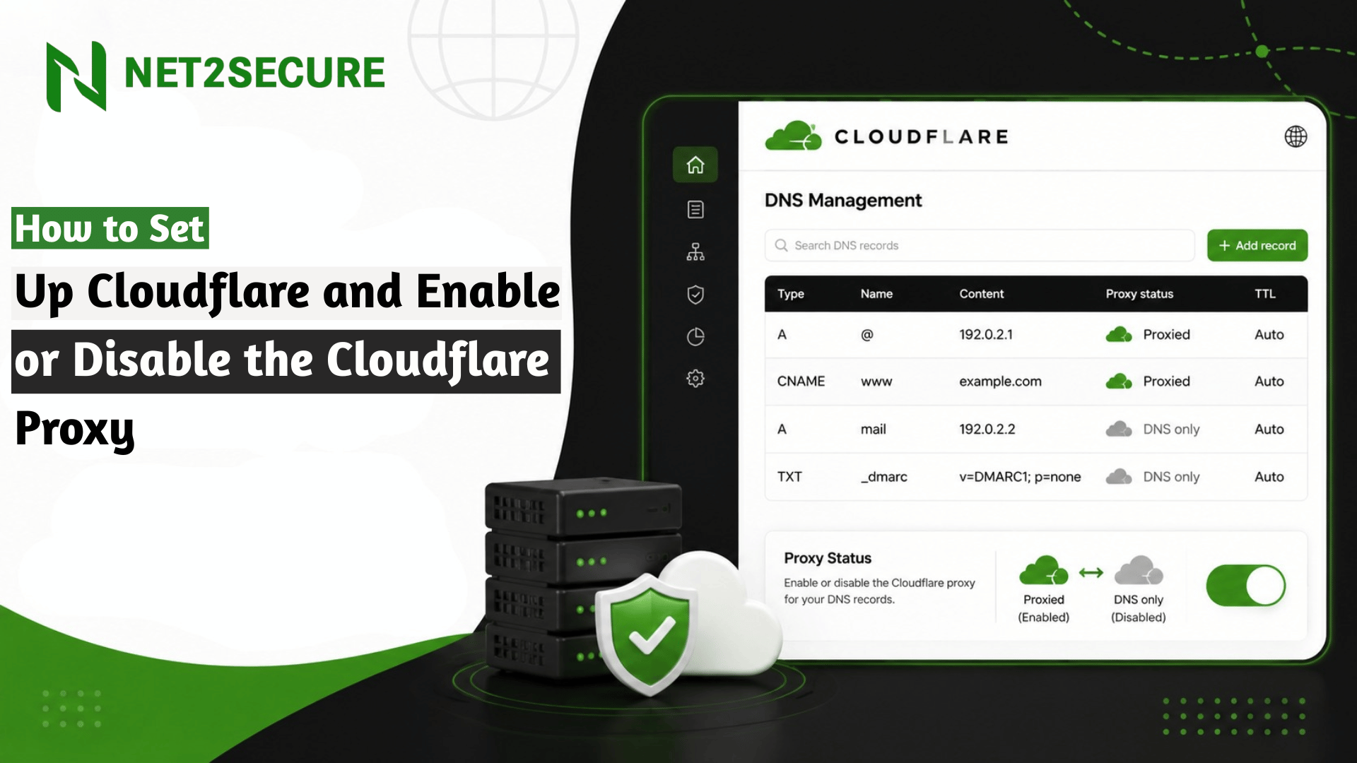 How to Set Up Cloudflare and Enable or Disable the Cloudflare Proxy