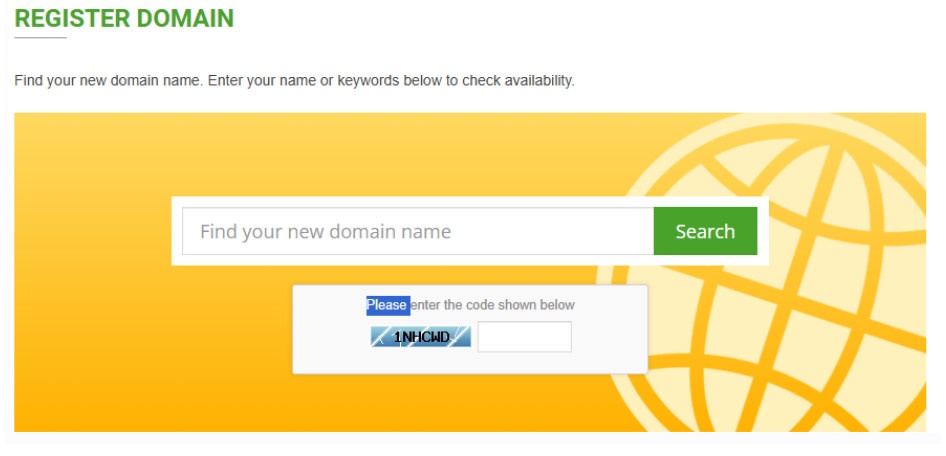register a domain